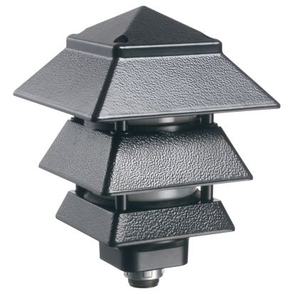 Arlington Gard-N-Post™ GPP60LB Pagoda 3-Wire Landscape Light Fixture, Fluorescent/Halogen/Incandescent Lamp