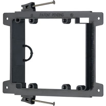 Arlington LVN2 LV Series 2-Gang Low Voltage Mounting Bracket, For Use With Cable Management System, Bolt-On Mount, Plastic