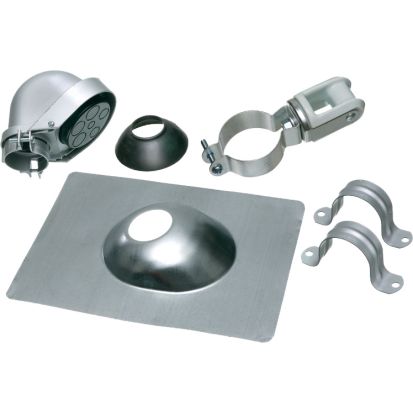 Arlington MK250ASFX Service Entrance Mast Kit, 6 Pieces, Aluminum