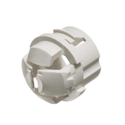 Arlington White Button NM94X Non-Metallic Cable Connector
