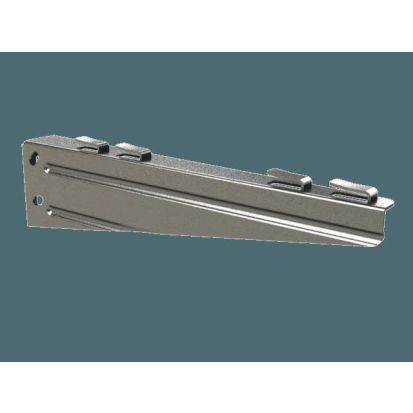 BASOR 2/6375 SRB 12 IN PG WALL ANGLE SUPPORT BRACKET PRE GALVANIZED FOR BASORFIL 12 IN WIRE BASKET TRAY