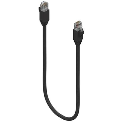 Belden® DataTuff® E605001-010S1 Cord Set, Cat 6a, 23 AWG Shielded Bare Solid Copper Conductor, RJ45 Plug Connector, 1 m L Cord