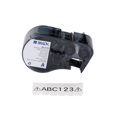 Brady M4-22-595 Vinyl Label 3in H x 1in 100/RL