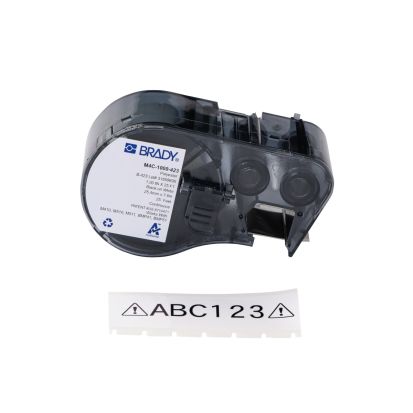 Brady M4C-1000-423 Multi-Purpose Polyester Labels