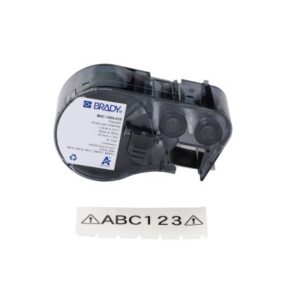 Brady M4C-1000-430 Multi-Purpose Clear Polyester Labels