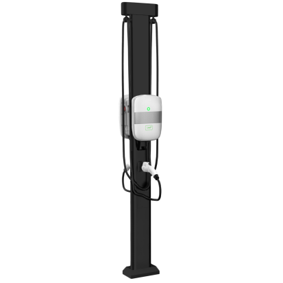 breezEV EVC-L2-ACC-BB-CM1 Pedestal, Cable Management, Either Single Or Double Back To Back