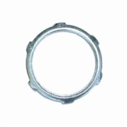 Bridgeport® 102-S Conduit Locknut, 3/4 in, For Use With IMC/Rigid Conduit, Steel, Electro-Plated Zinc