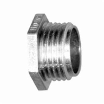 Bridgeport® 1104-DC Conduit Nipple, 1 in, For Use With Rigid and IMC Conduit, Die Cast Zinc, Ball Burnished/Mirror Smooth