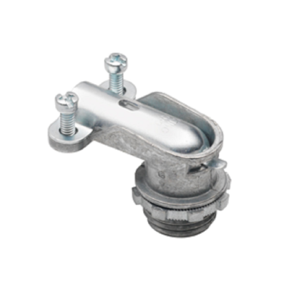 Bridgeport® 814-DC2 Conduit Connector, 4 in Trade, For Use With Flexible Metal Conduit, Die Cast Zinc, As Cast