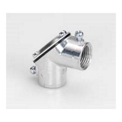 Bridgeport® 81-DCA Set Screw Pull Elbow, 1/2 in Trade, 90 deg, Aluminum