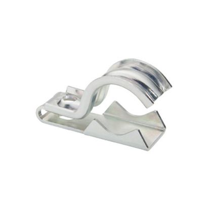 Bridgeport® UCS-75100 1-Piece Clamp Strap, 3/4 to 1 in, Steel, Electro-Plated Zinc