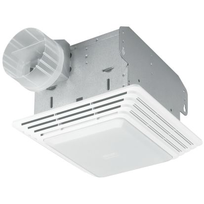Broan® 678 Ventilation Fan, 42.4 W Fixture, 120 VAC, Polymer Housing