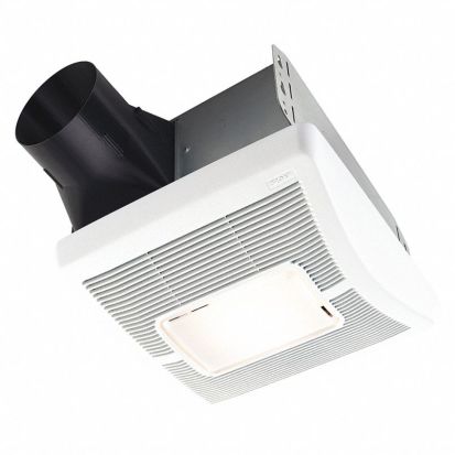 Broan NuTone® InVent™ A70L Single Speed Fan/Light Combo, (1) Incandescent Lamp, 120 VAC, Galvanized Steel Housing