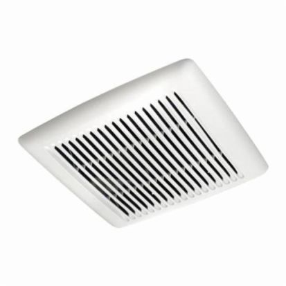 Broan NuTone® AE110 InVent™ Single Speed Bath Ventilation Fan, 110 cfm, 4 in Dia Duct, 23.4 W, 120 VAC, 0.3 A, 1 sones, Domestic