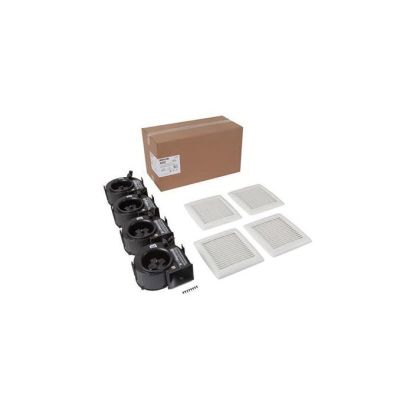 Broan NuTone® AE80BF Ventilation Fan Finish Pack With White Grille, For Use With Broan A000HF Fan Housing Pack
