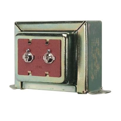 Broan NuTone® C907 Chime Transformer, 120 VAC Primary, 16 VAC Secondary, 30 VA, 1-Phase, Single-Tap, Steel