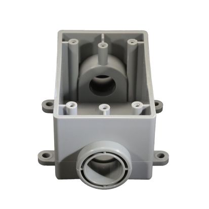 CANTEX 5133465 Exposed Non-Metallic Type FSC Conduit Device Box, 1 in Trade, 1 Gangs, PVC