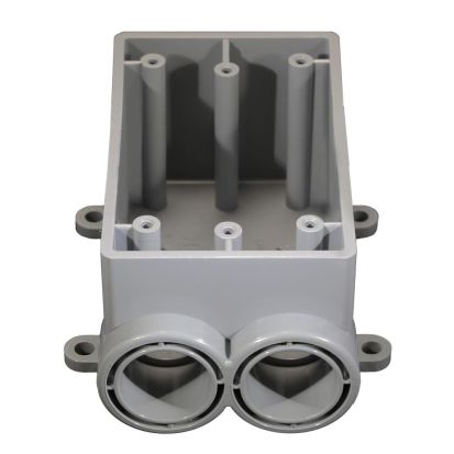 CANTEX 5133540 Exposed Non-Metallic Type FSS Conduit Device Box, 1/2 in Trade, 1 Gangs, PVC