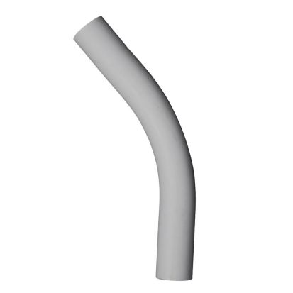 CANTEX 5133771 SCH 40 Standard Radius Conduit Elbow, 3-1/2 in Dia, 45 deg, 15 in Radius, PVC