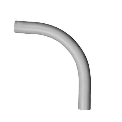 CANTEX 5133835 SCH 40 Standard Radius Conduit Elbow, 5 in Dia, 90 deg, 24 in Radius, PVC