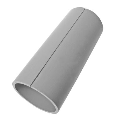 CANTEX 6151785 DBHM-60 Fabricated Non-Metallic Rigid Split Duct Sleeve Coupling, 4-1/2 in OD, 6-3/8 in L, PVC