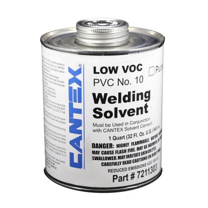 CANTEX 7211303 #10 Low VOC Conduit Primer, 1 qt Can, Thin Liquid Form, Purple, 0.845