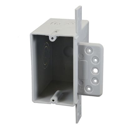 CANTEX EN22SB EZ-Box ENT Switch/Outlet Box, 1 Gang, 22 cu-in Capacity