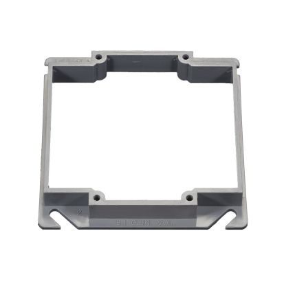 CANTEX EZ BOX EZ06DXA Non-Metallic Electrical Riser Cover, 4 in L x 4 in W x 1/2 in D, PVC