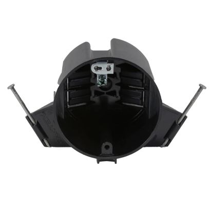 CANTEX EZ BOX EZ18CNG Non-Metallic Ceiling Box With Wire Clamp, Nail, PVC, 18 cu-in, 3.88 in L x 2.68 in H