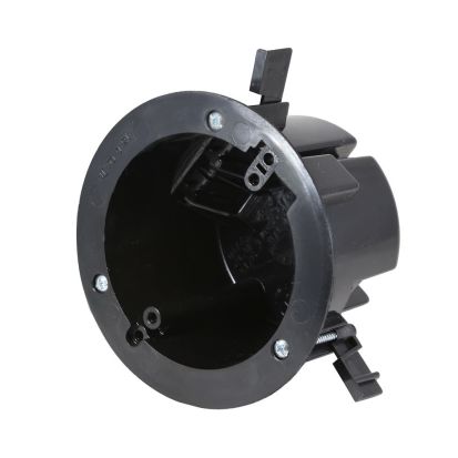 CANTEX EZ-Box EZ18CO Ceiling Box With EZ Mount Clamps and Wire Clamps, PVC, 18 cu-in, 4 Knockouts, 2-5/8 in D