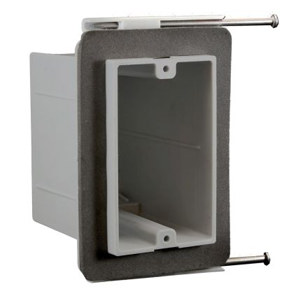 CANTEX EZ23SN-RG EZ-Box Vaporproof Box With Gasket, Wire Clamp, PVC, 23 cu-in Capacity, 1 Gang, 2.3 in W x 3.74 in D x 3.7 in H