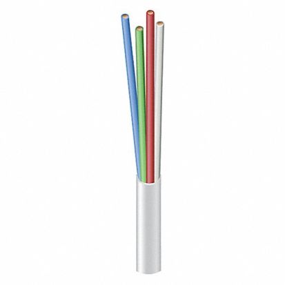 Coleman Cable CCI® Barostat™ 553040401 55304 Type CL2 Thermostat Cable, 150 VAC, (4) 18 AWG Bare Solid Copper Conductors, 250 ft Reel L