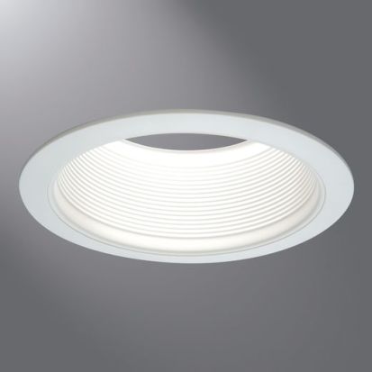 Cooper Lighting 6100WB Baffle Trim, 6 In ID X 8 In OD, HALOgen/Incandescent/LED/CFL Lamp