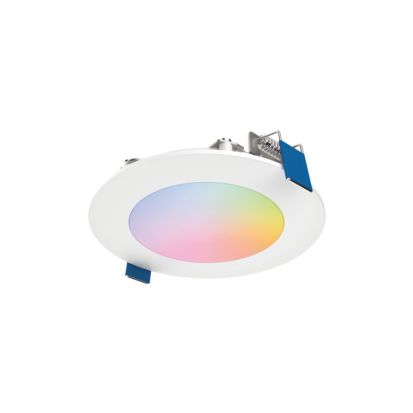 Cooper Lighting Halo HLB4069WZRGBWMWR 4" SmartWi-Fi Slim Canless Downlight WiZ Pro enabled