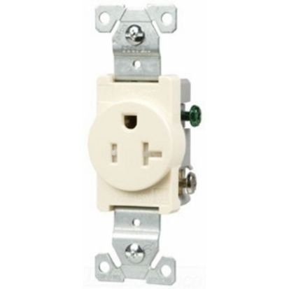 Cooper Lighting TR1877LABXSP TMPR REST 20A-125V SGL REC LT AL
