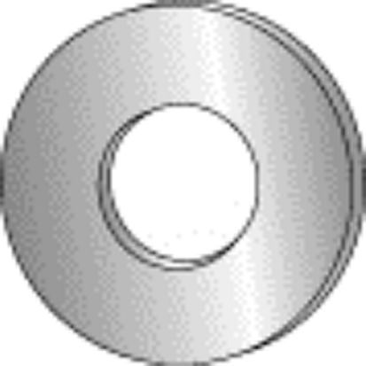 Cully™ 40305J Flat Cut Washer, #6, 0.164 in ID x 0.39 in OD, 0.065 in THK, Steel
