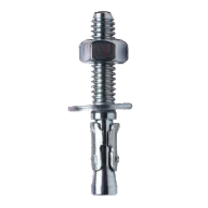 Cully™ 76748J Heavy Duty Wedge Anchor, 3/8 in Dia, 3 in OAL, 3 in L Thread, 304 Stainless Steel