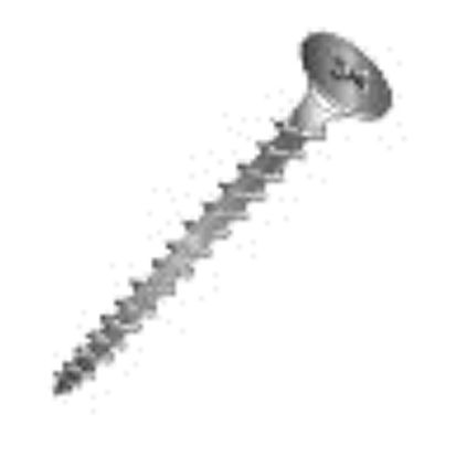 Cully™ 79625-6 Drywall Screw, Imperial, #6-10, 1-1/4 in OAL, Bugle Head, Black Phosphate, Sharp Point, Phillips® Drive