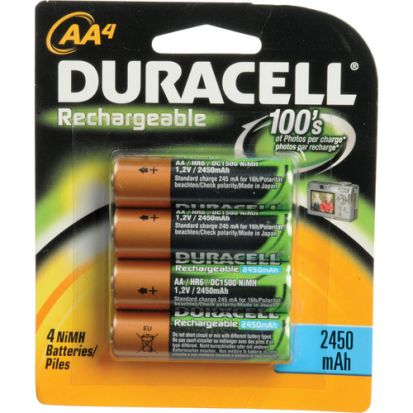 Duracell® DC1500B4N005 AA-4PK DC1500B4N005 DU NIMH RECHARGEABLE