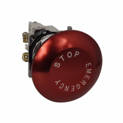 Eaton 10250T5J63-1X Heavy Duty Non-Illuminated Push-Pull Switch, 65 mm, 1NO-1NC Contact, Push/Pull Operator, Red