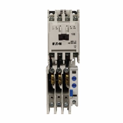 Eaton AE16BN0AC Open IEC Contactor, 110/120 VAC V Coil, Non-Reversing Action, 3 Poles, NEMA 0 Enclosure