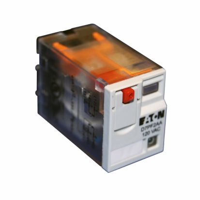 EATON Cutler-Hammer Series D7PF2AT1 Full Featured General Purpose Relay, 15 A, DPDT Contact, 24 VDC V Coil