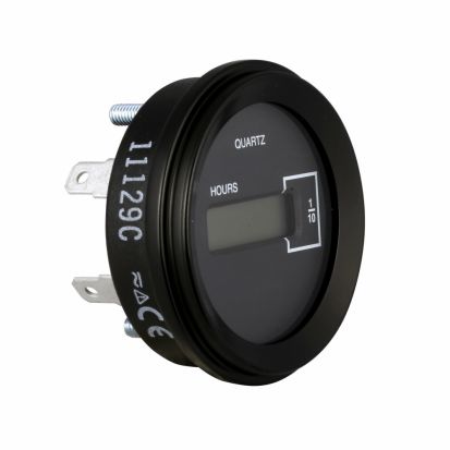 EATON Cutler-Hammer Series E42DIR48230 Durant E42DI24 Hour Model Round Elapsed Time Meter, 6 Digits, Round LCD Display
