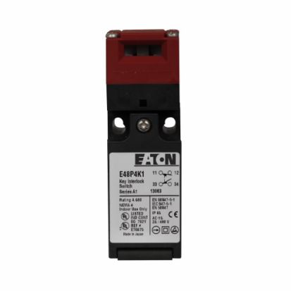 EATON Cutler-Hammer Series E48P4K1A Cabinet Door Safety Interlock Switch, 240 VAC, 10 A