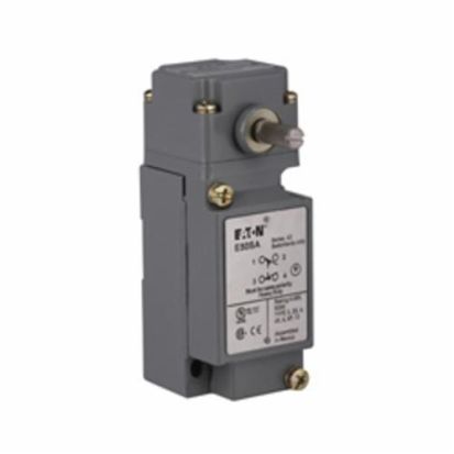 Eaton E50AR1 Heavy Duty Plug-In Assembled Limit Switch, 600 VAC, 10 A, Side Rotary Actuator, 1NO-1NC Contact