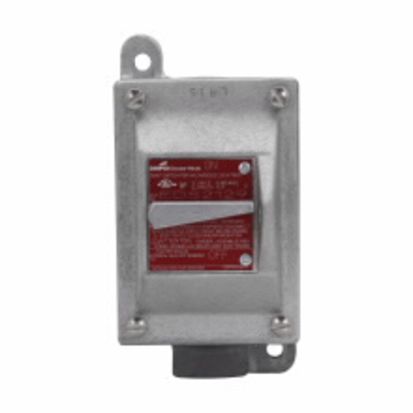 Eaton Crouse-Hinds series FlexStation™ EDS2130 1-Gang Dead End Factory Sealed Snap Switch Control Station, 120/277 VAC, 20 A, NEMA 3/7B/7C/7D/9E/9F/9G NEMA Rating