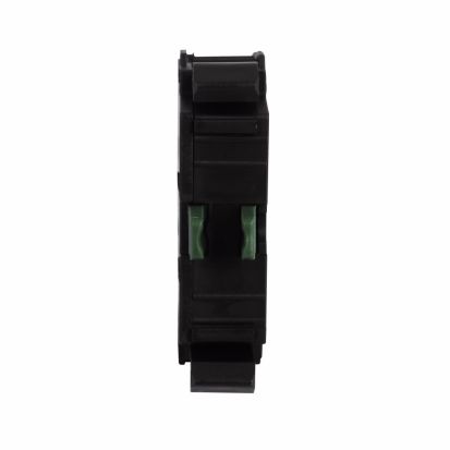 Eaton M22-K10 Contact Block, 22.5 mm, 1NO Contact, 4 A at 500 VAC/220 VDC Contact, Momentary Action, Black