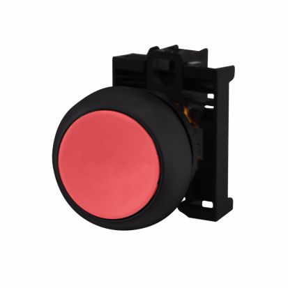 EATON Cutler-Hammer Series RMQ-Titan® M22S-D-R-K01 Non-Illuminated Pushbutton, 22.5 mm, 1NC, Red