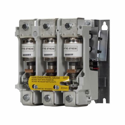 EATON Cutler-Hammer Series V201K5CJZ1 V200 Vacuum Contactor, 110/120 VAC V Coil, 270 A, 1NC Contact, 3 Poles