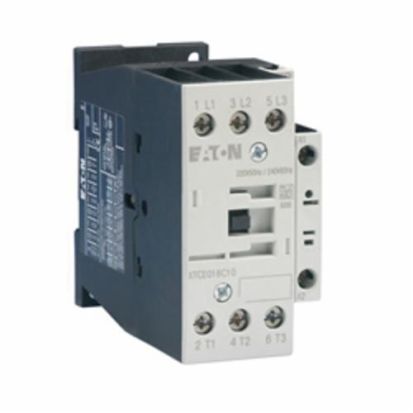 EATON Cutler-Hammer Series XTCE018C10A C-Frame Non-Reversing IEC Contactor, 110 VAC at 50 Hz, 120 VAC at 60 Hz V Coil, 18 A, 1NO Contact, 3 Poles